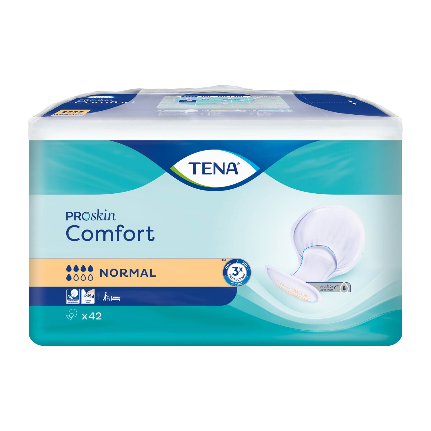 TENA Comfort Normal, Vorlage, Sparpaket (3 x 42 Stk.)