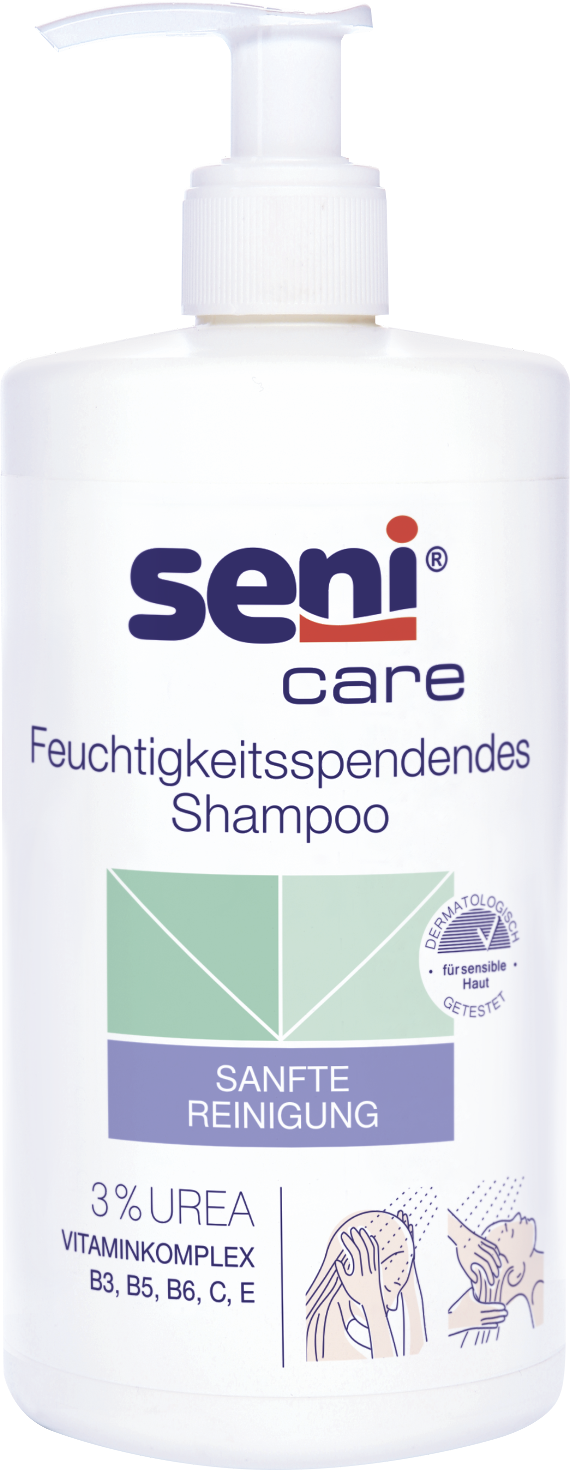Seni Care Shampoo mit 3% Urea (1 x 500 ml)