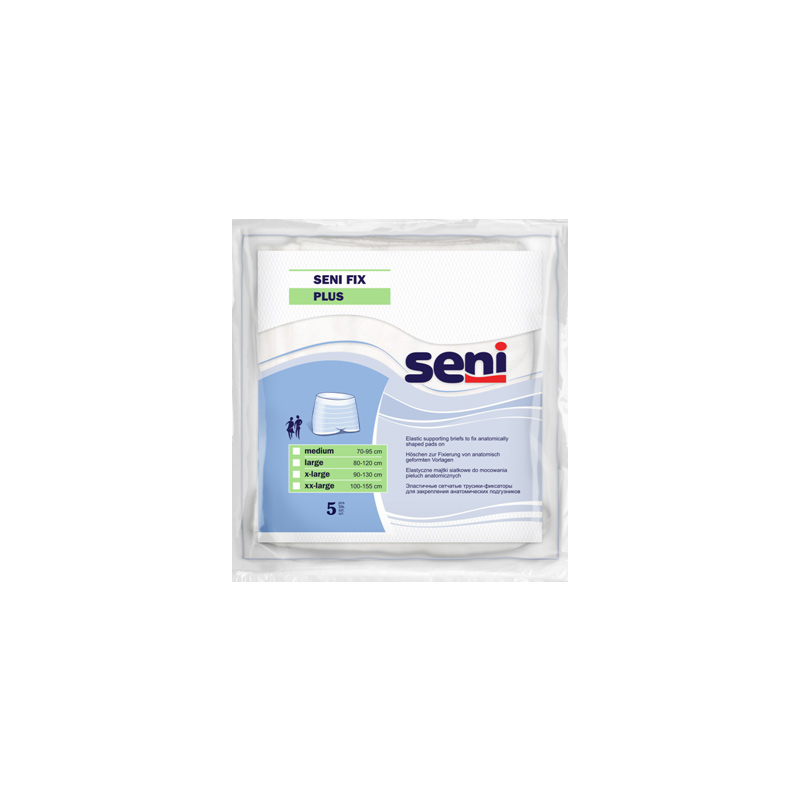 seni Fix Plus - Elastische Fixierhöschen M 5 Stück