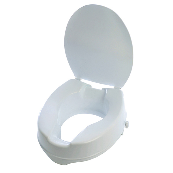 Toilettensitzerhöhung RFM, verschiedene Höhen 15 cm  mit Deckel
