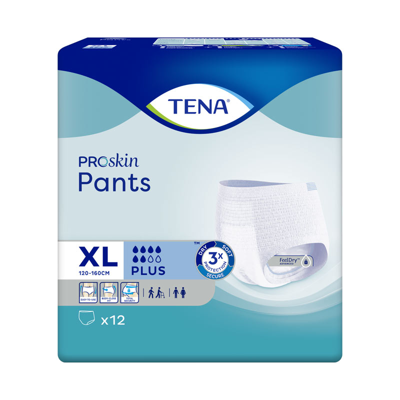 TENA Pants Plus, Windelhose, Xtra Small, Beutel (1 x 14 Stk.)