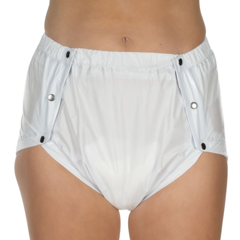 Suprima PVC-Slip, Knöpfbar, ArtNr. 1249 weiß Unisex M