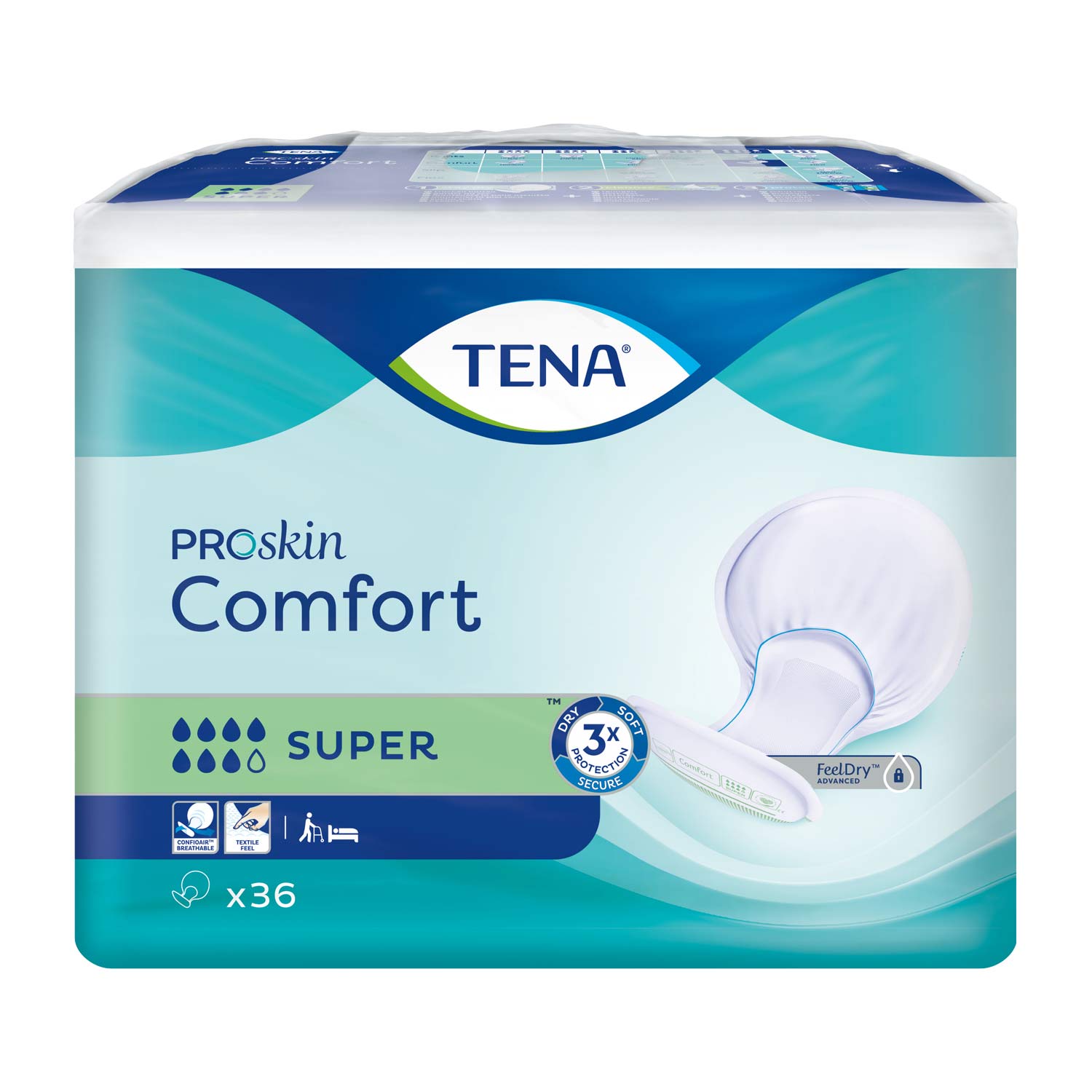 TENA Comfort Super, Vorlage, Sparpaket (2 x 36 Stk.)