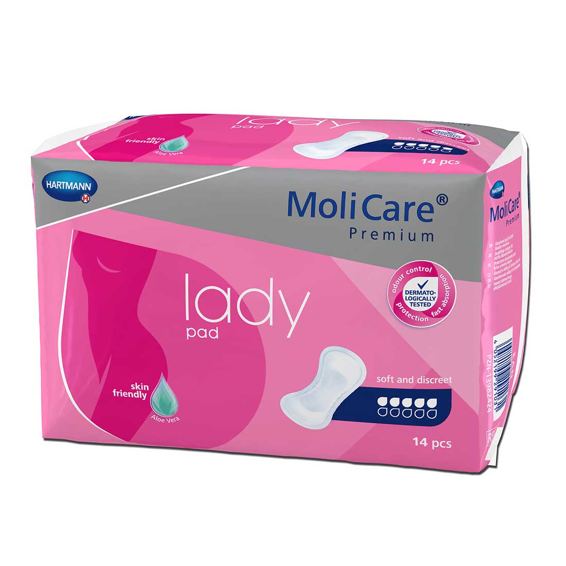 MoliCare Premium lady pad 5 Tropfen, Einlage, Sparpaket (12 x 14 Stk.)