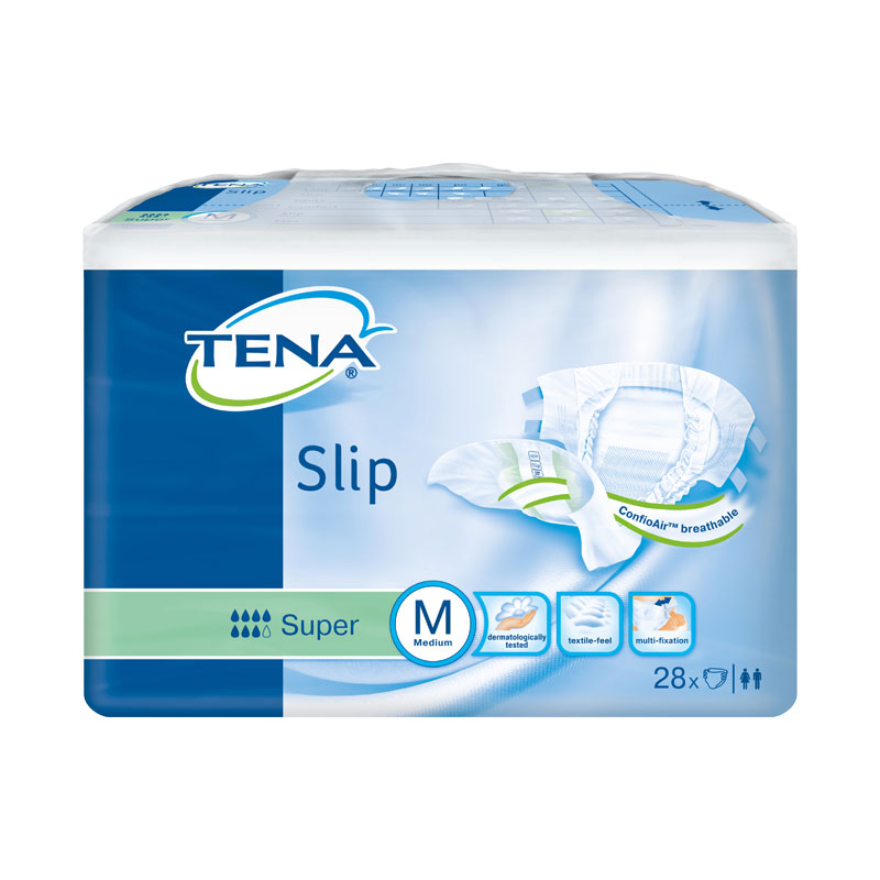TENA Slip Super, Windel, Medium, Sparpaket (3 x 28 Stk.)