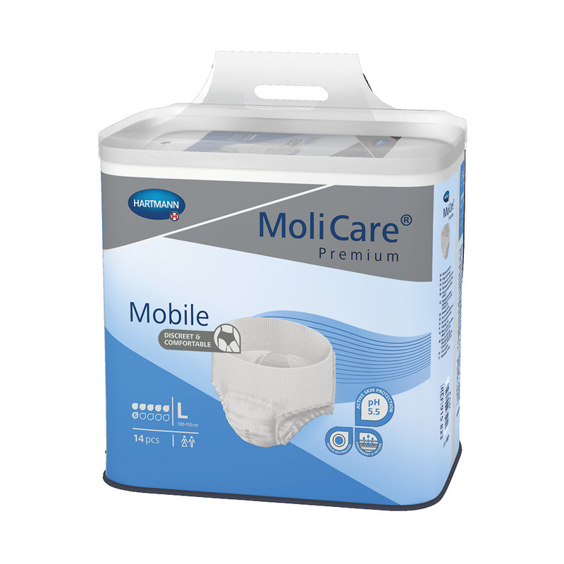MoliCare Premium Mobile 6 Tropfen, Pants, S, Beutel (1 x 14 Stk.)