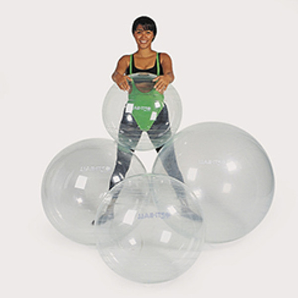 Opti-Ball Gymnastikball Transparent 55 cm Durchmesser