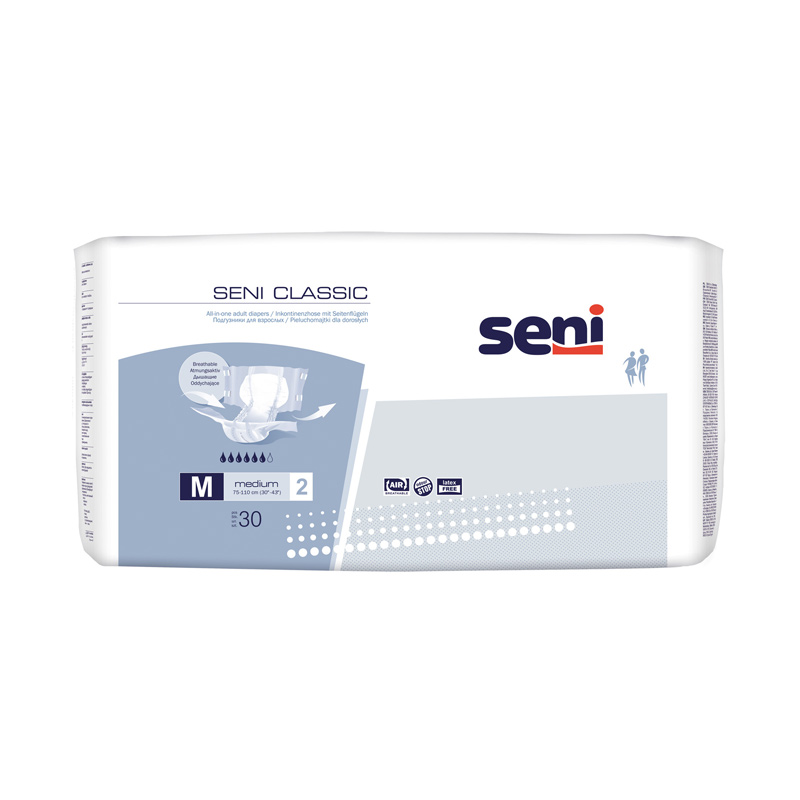 Seni Classic, Windel, large, Sparpaket (4 x 30 Stk.)