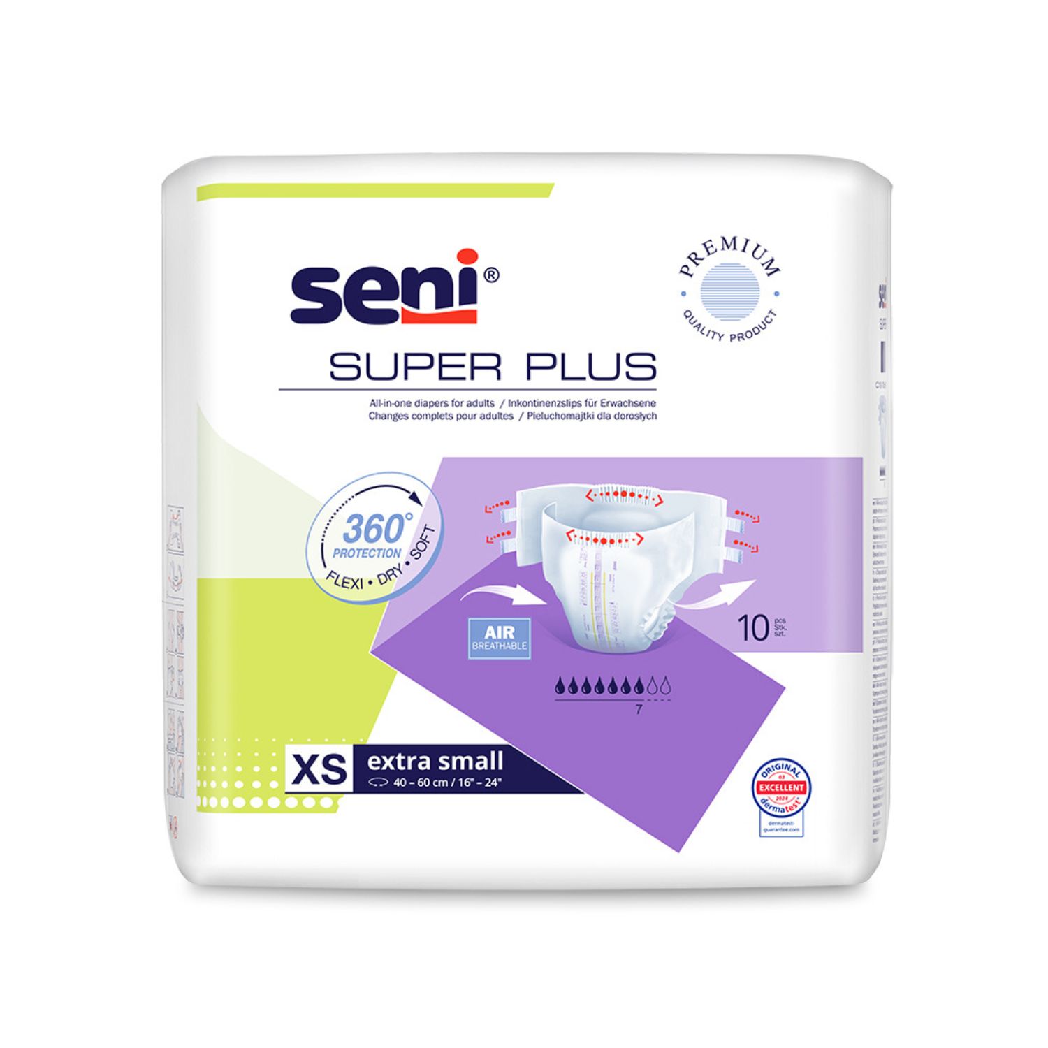 Seni Super Plus, Windel Medium Sparpaket (3 x  30 Stk.)
