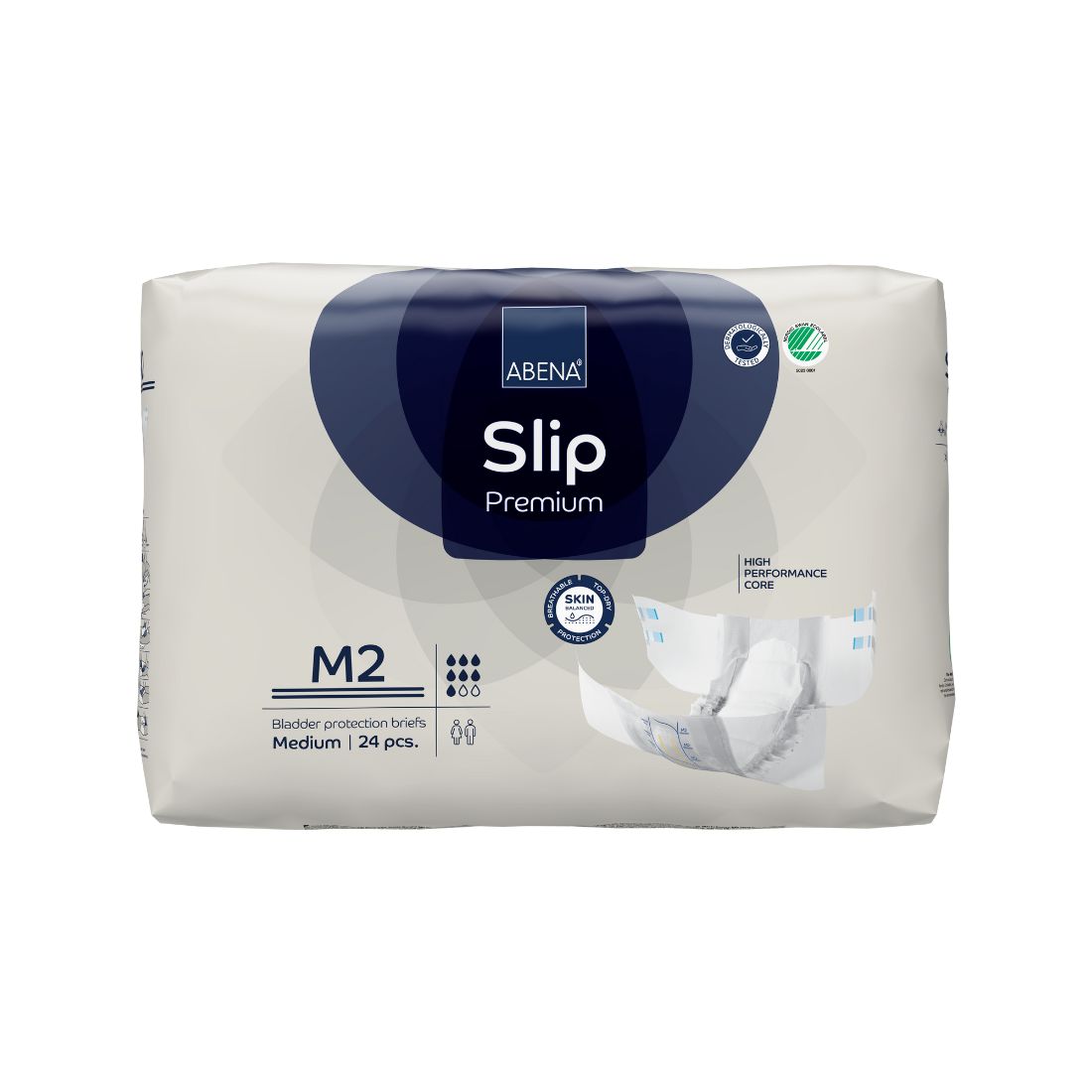 Abena Slip Premium 2, Windel L, Sparpaket (4 x 22 Stk.)