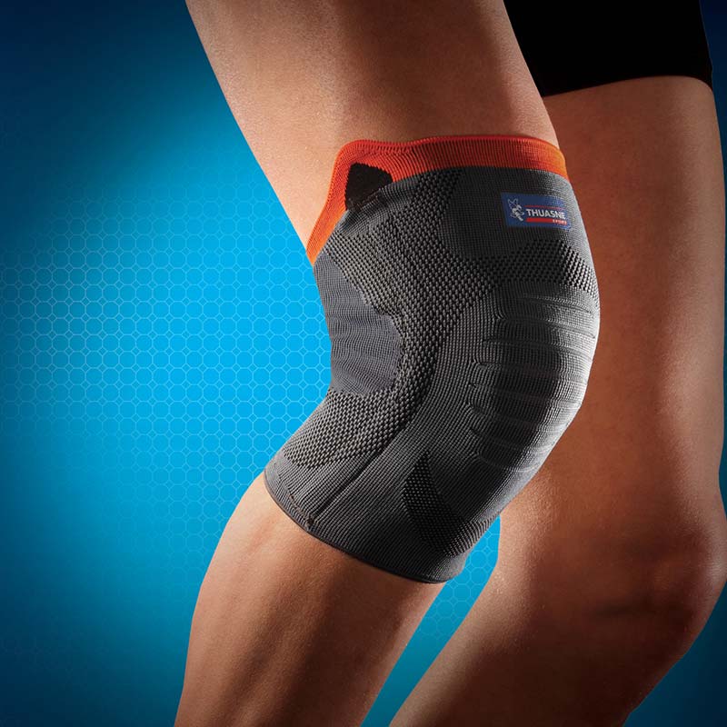 Thuasne Sport verstärkte Kniebandage Small = Knieumfang 32 - 34 cm