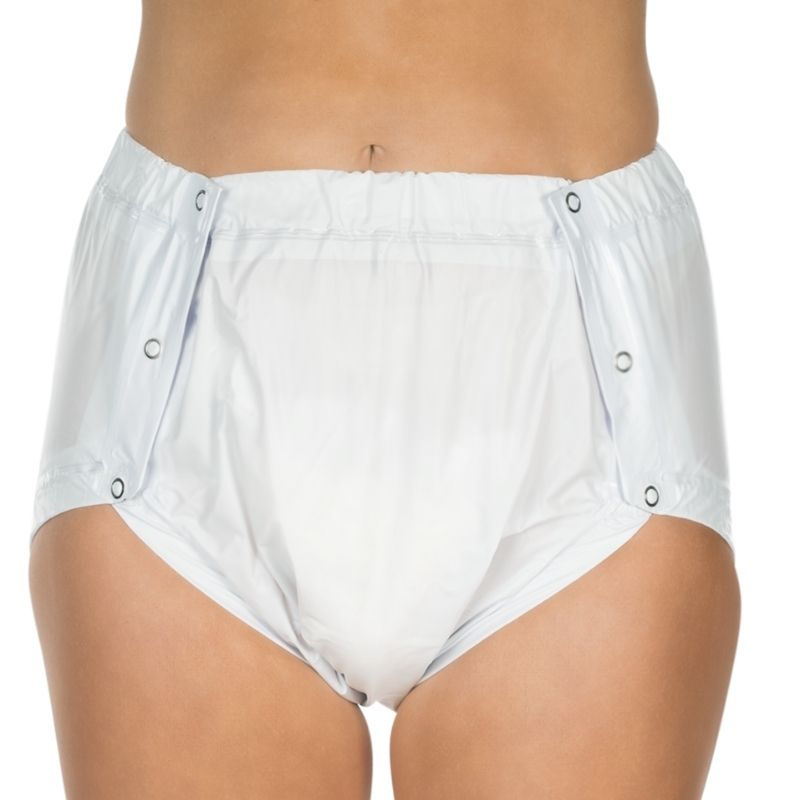PVC-Slip, Knöpfbar, Artnr. 1250 weiß Unisex XL