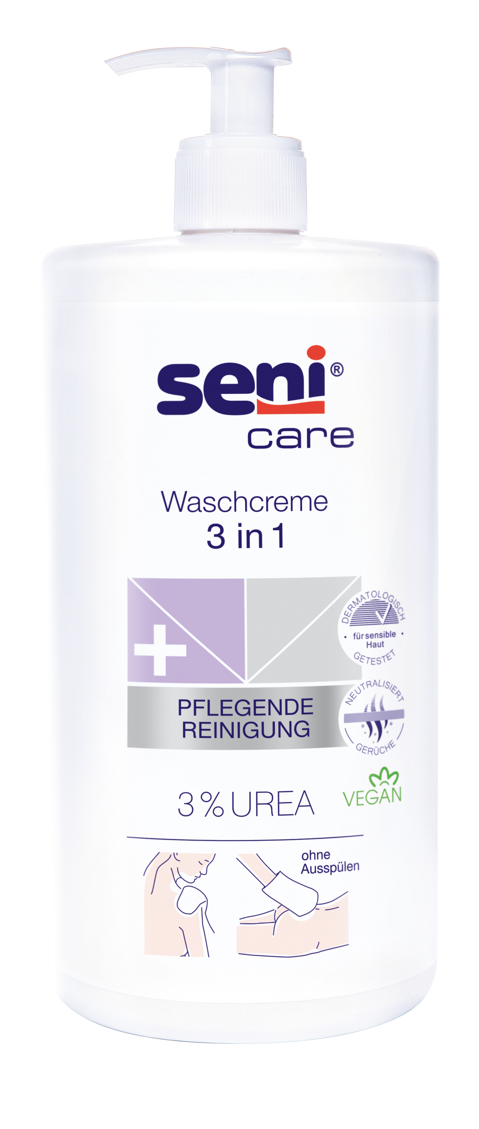 Seni Care Waschcreme 3 in 1 (1 x 1000 ml)