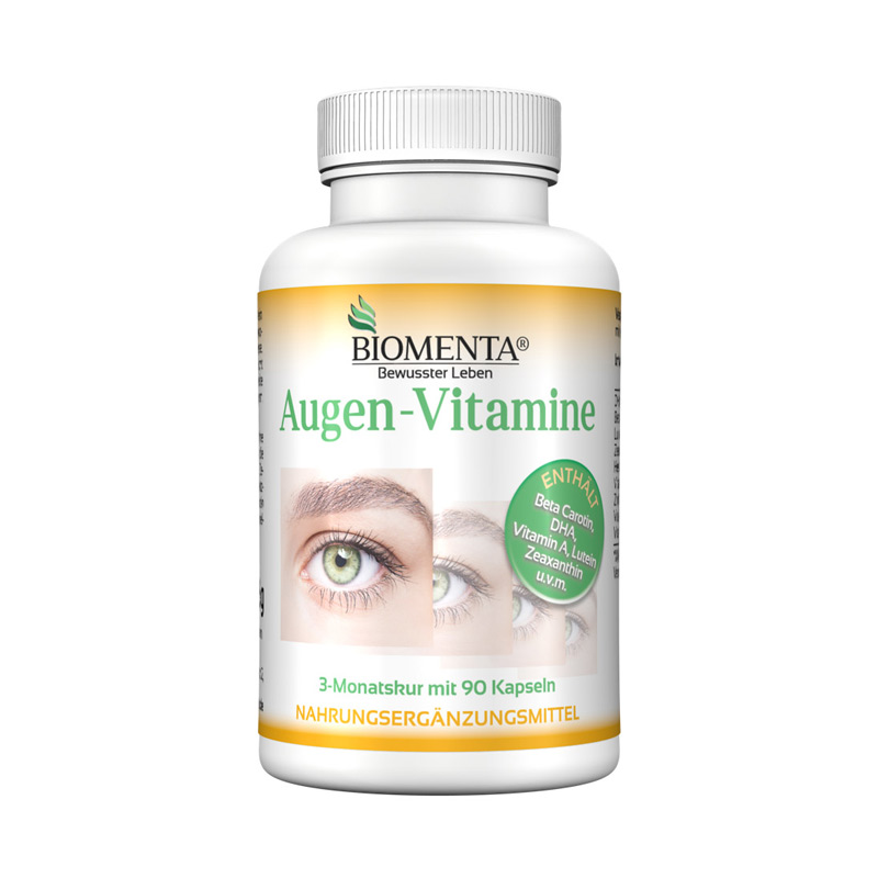 Biomenta Augen-Vitamine, 90 Kapseln