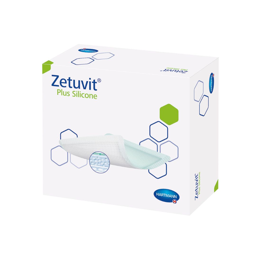 Zetuvit Plus Silicone Wundauflage mit Silikon-Wundkontaktschicht
