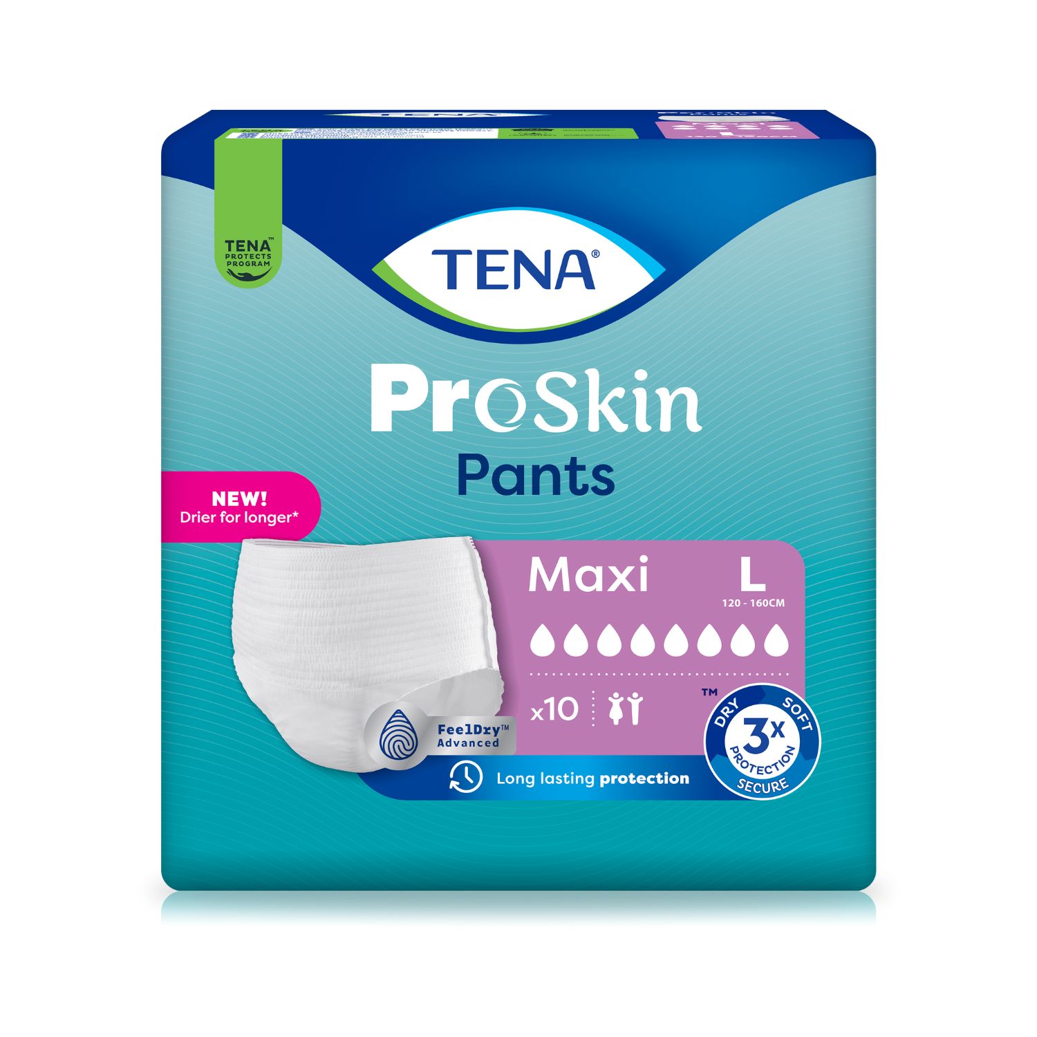 TENA ProSkin Pants Maxi M Sparpaket (4 x 10 Stk,)