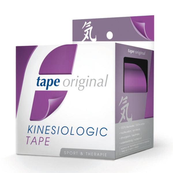 Kinesiologic Tape Violett, Tape Original, 5 cm x 5 m/ Rolle