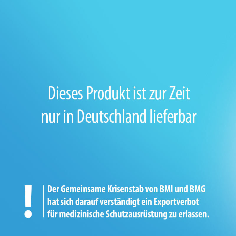 ECO Plus Mundschutz, 3-lagig, mit Elastikbändern (10 x 50 Stk.) Blau