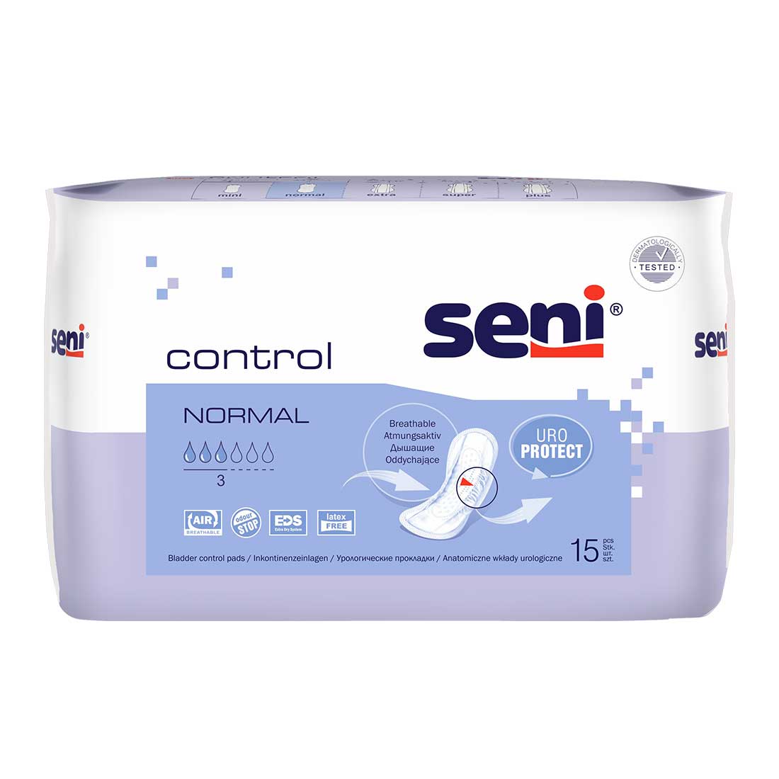 Seni Control Normal, Einlage, Sparpaket (12 x 15 Stk.)