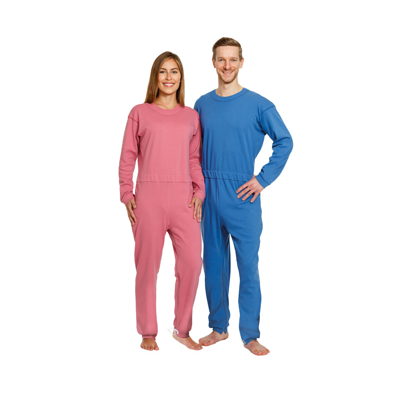 CareBasic Pflegeoverall lang Beinreißverschl. suprima 4671 hellblau M