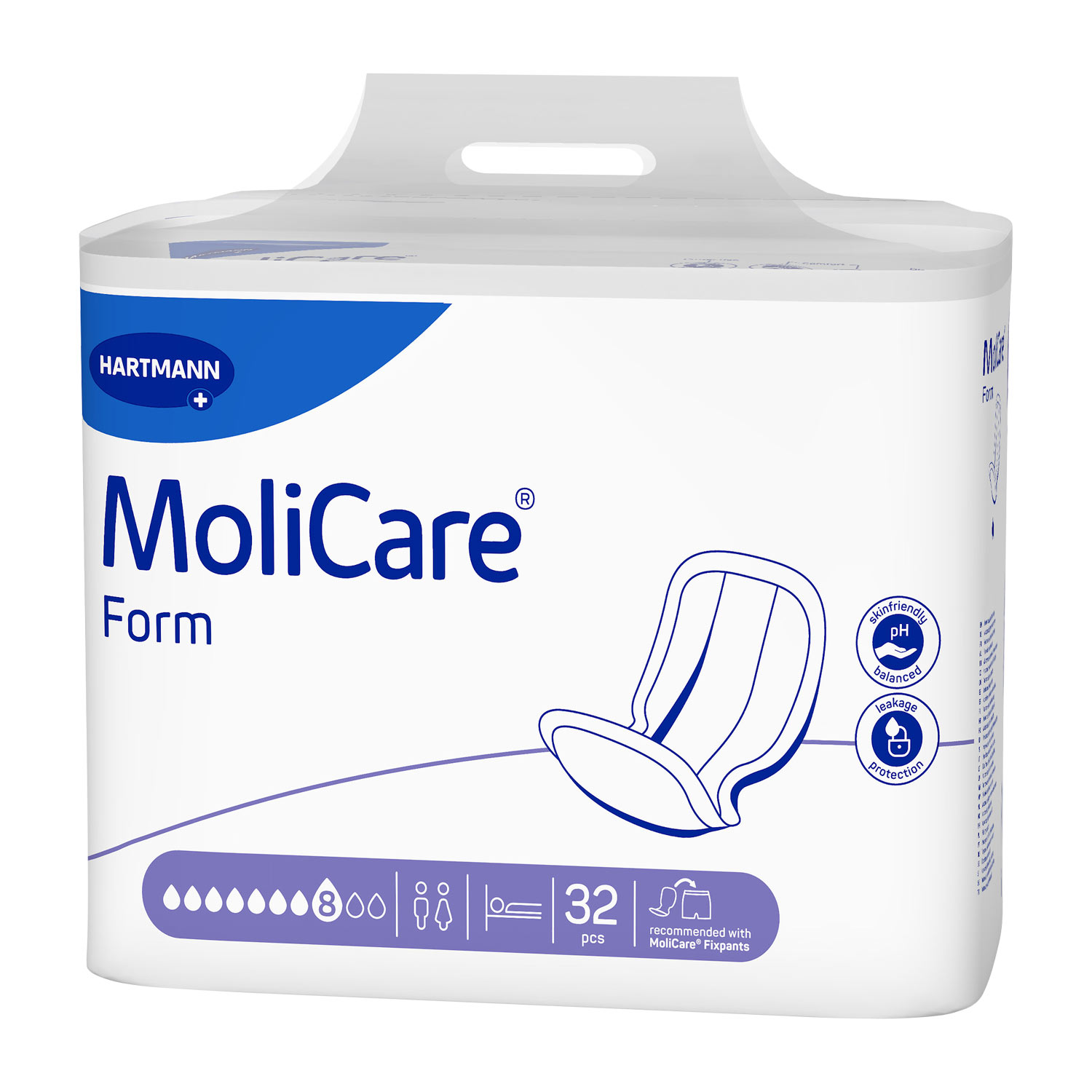 MoliCare Form 8 Tropfen, Vorlage, Beutel (1 x 32 Stk.)