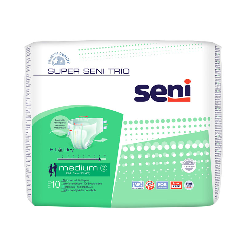 Super Seni Trio, Windeln, small, Sparpaket (8 x 10 Stk.)