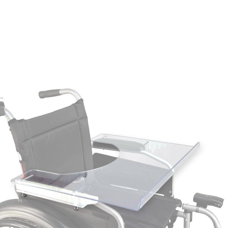 Therapietisch mit Kante für Rollstühle