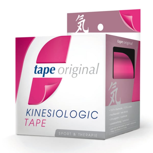 Kinesiologic Tape Pink, Tape Original, 5 cm x 5 m/ Rolle