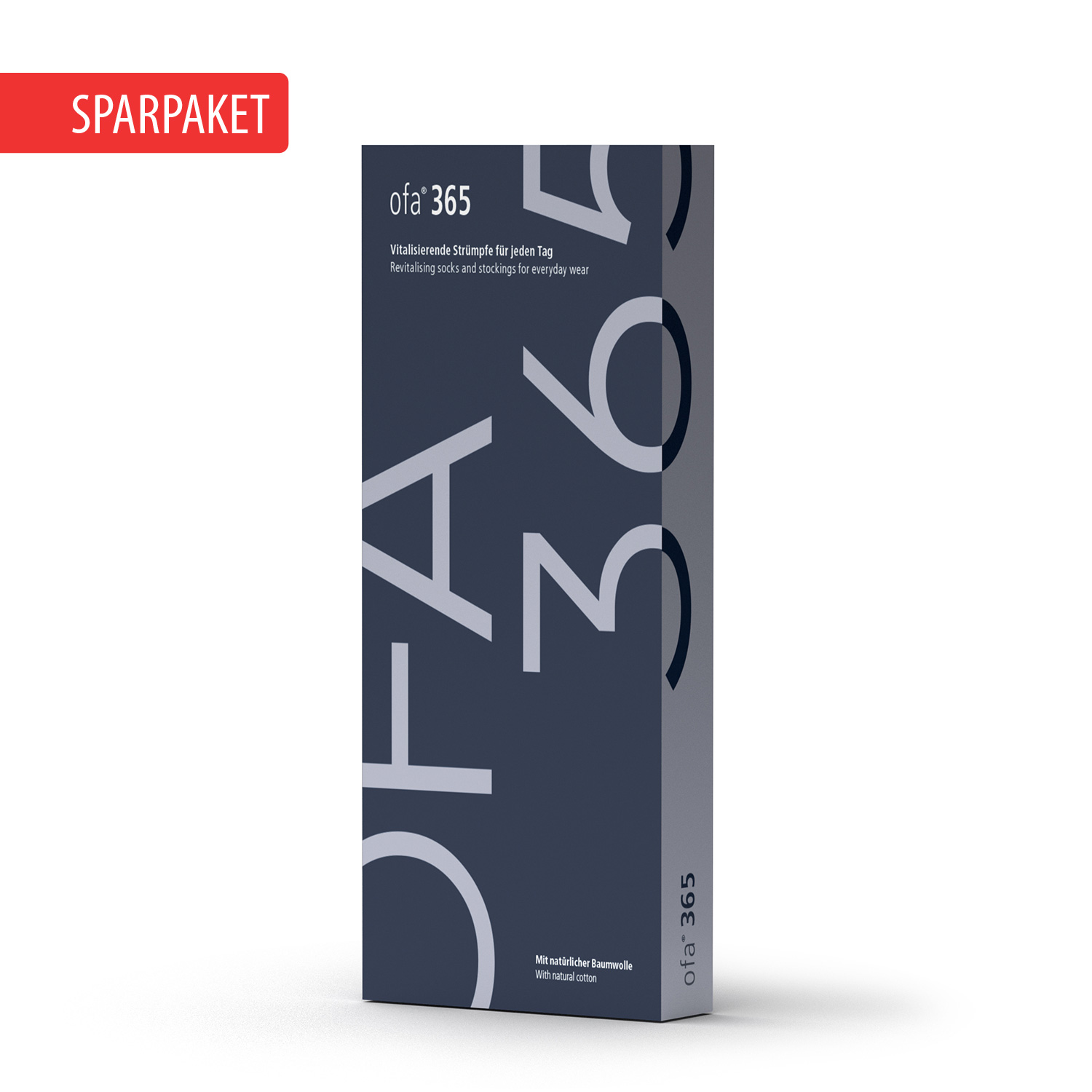 Sparpaket Ofa 365 Baumwolle Kniestrumpf AD I (36-38) schwarz 2er Sparpaket (2 Paare)