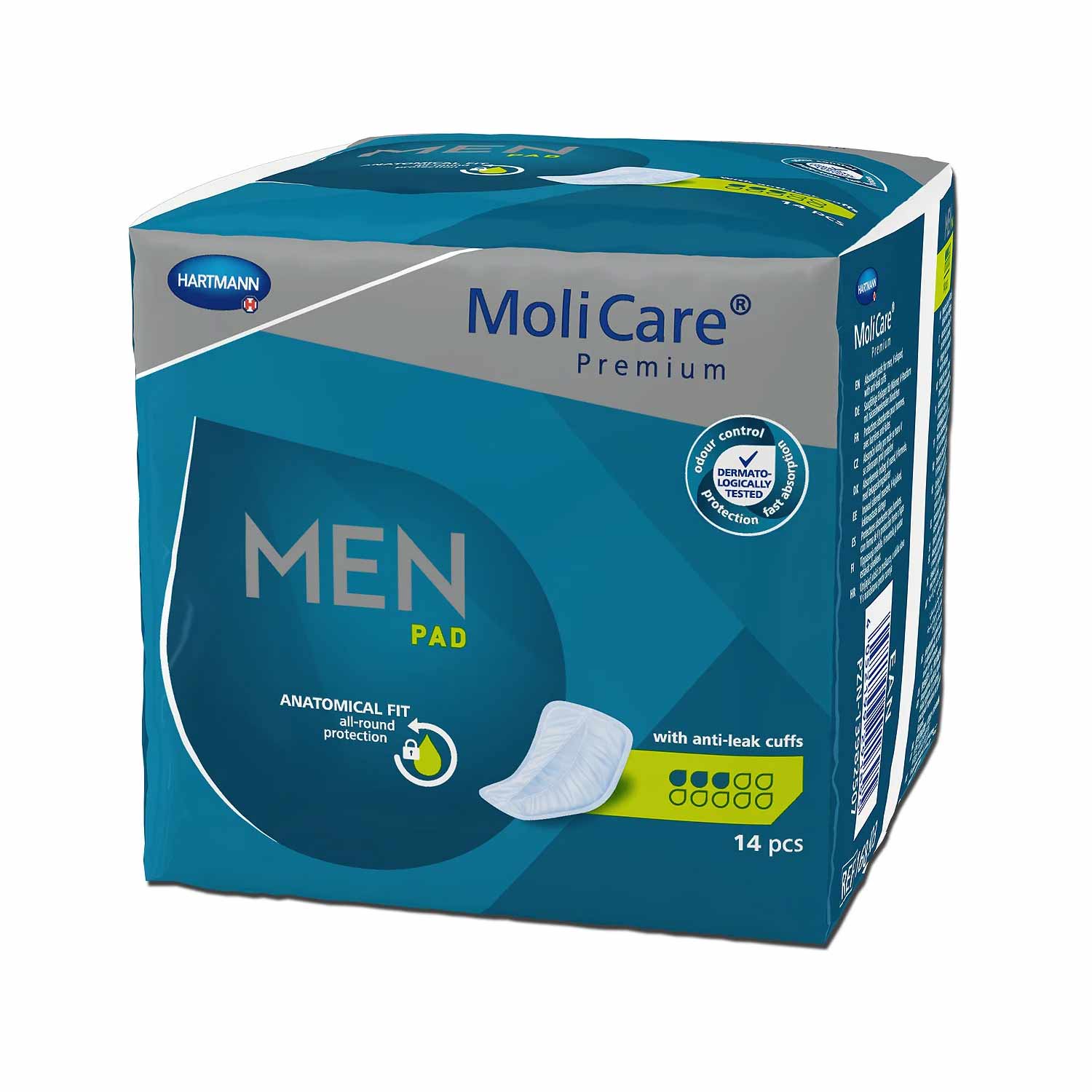 MoliCare Premium MEN PAD 3 Tropfen, Einlage, Beutel (1 x 14 Stk.)