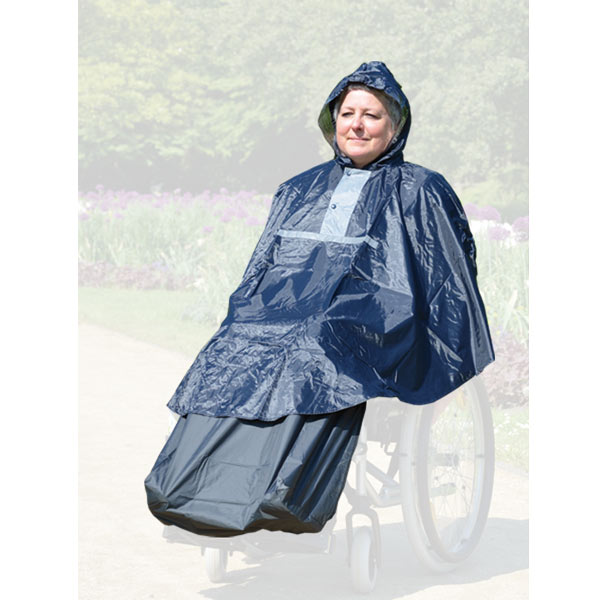 Regenponcho für Rollstühle