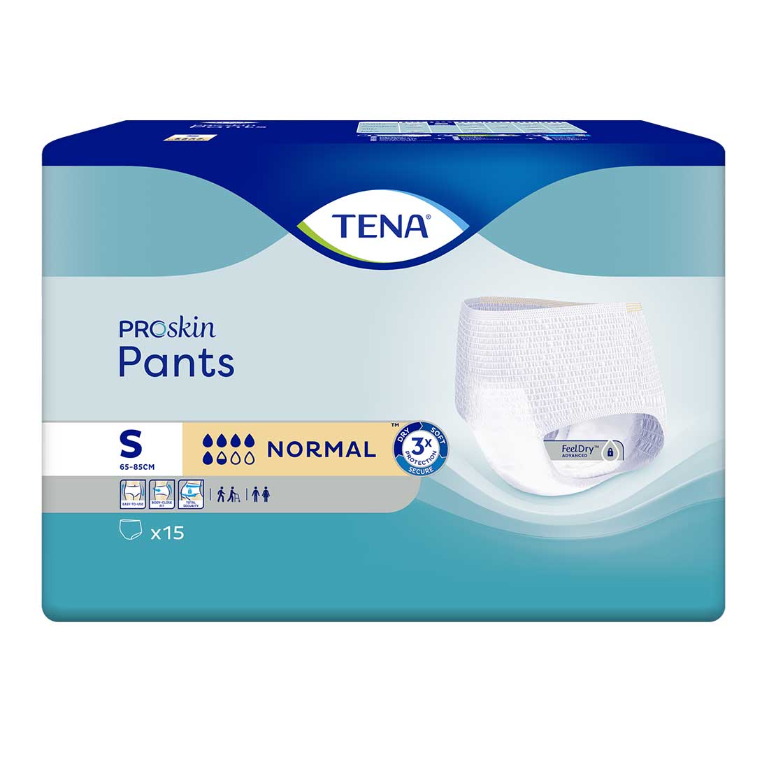 TENA Pants Normal, Windelhose, Medium, Sparpaket (4 x 18 Stk.)
