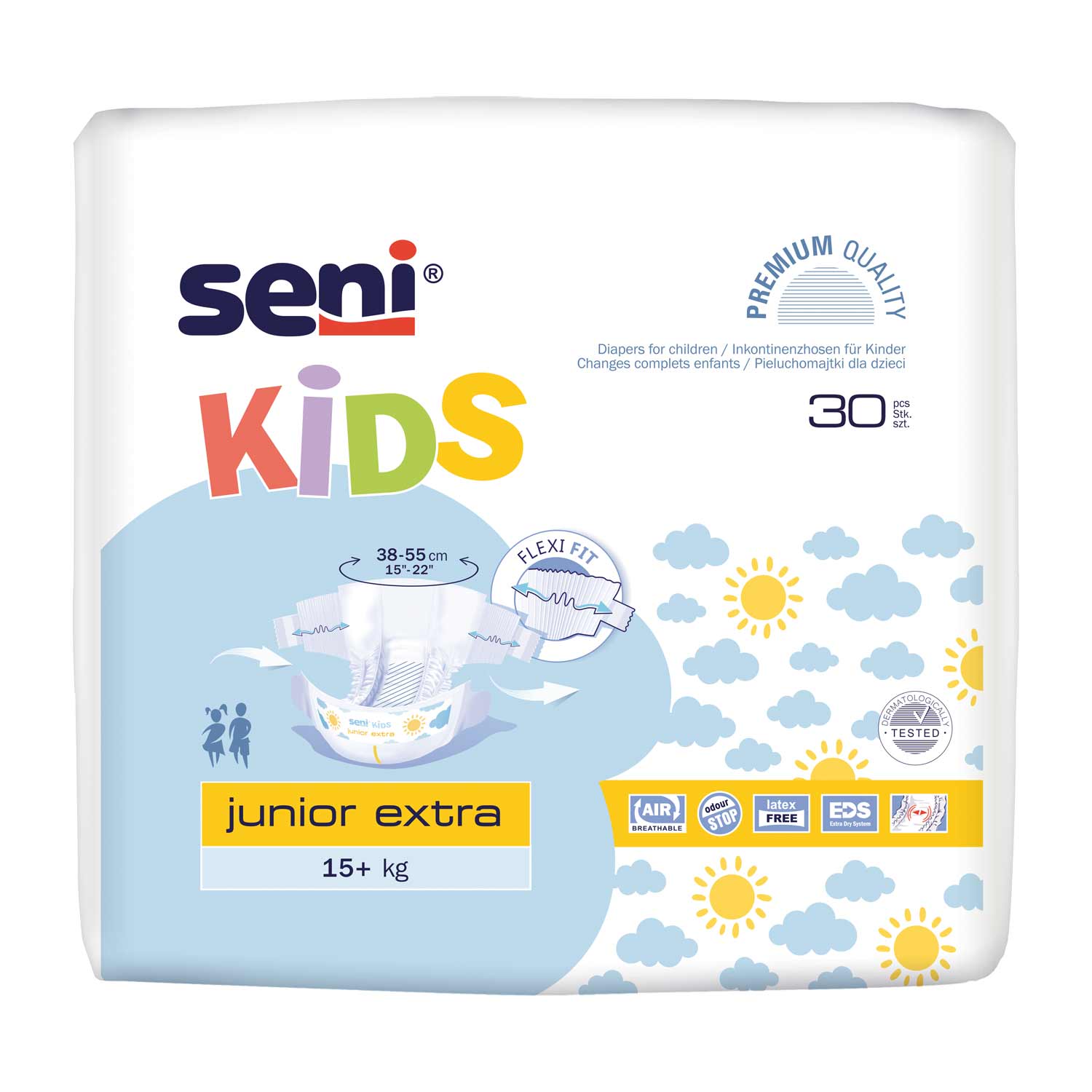 Seni Kids Junior Extra, Windel, 15 - 30 kg