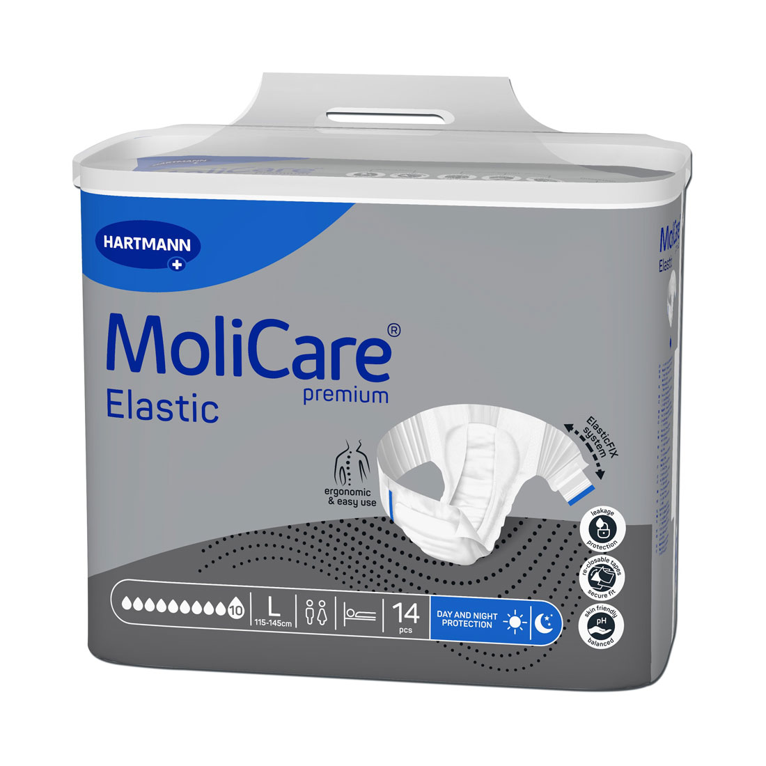 MoliCare Premium Elastic 10 Tropfen, Windel