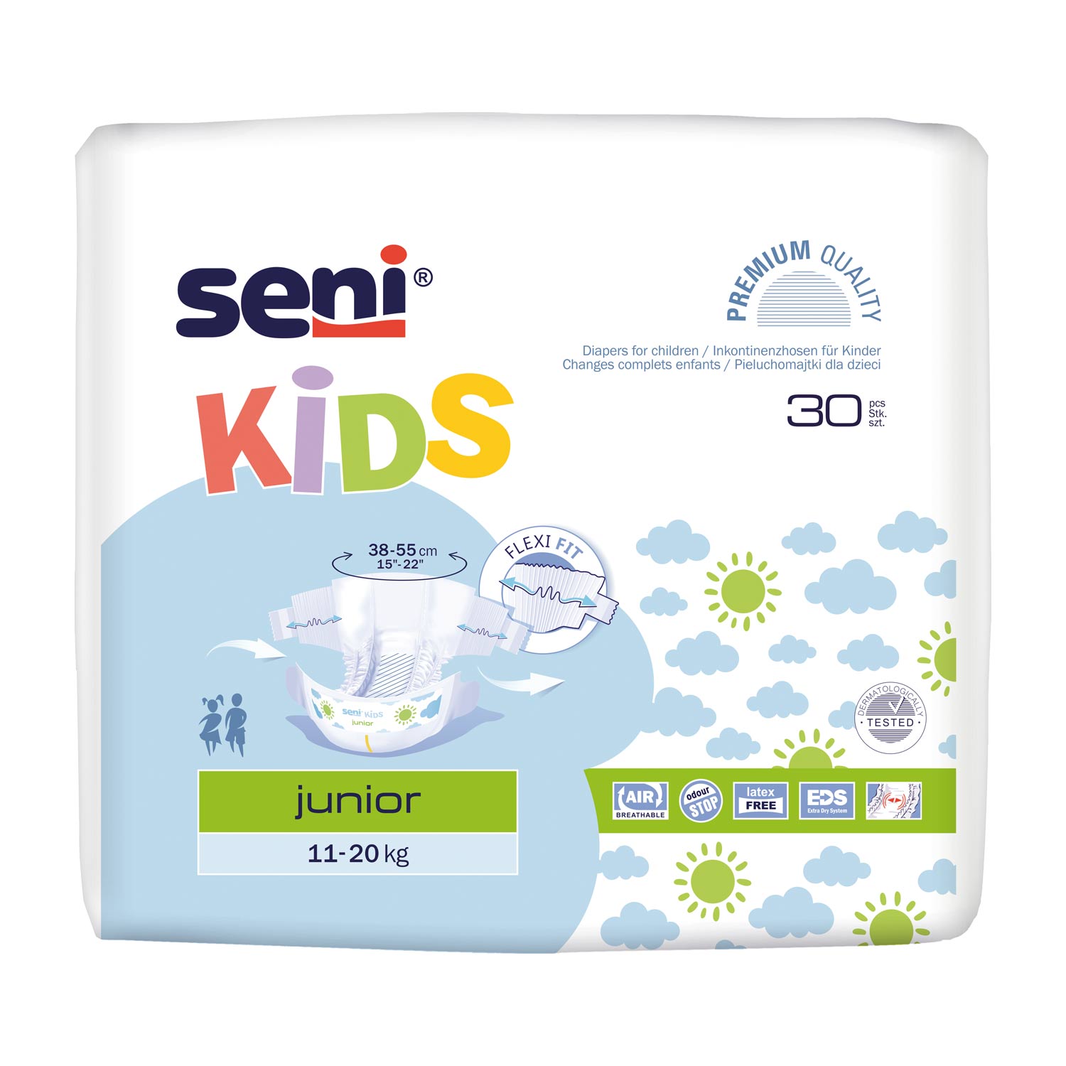 Seni Kids Junior, Windel, 11-20 kg