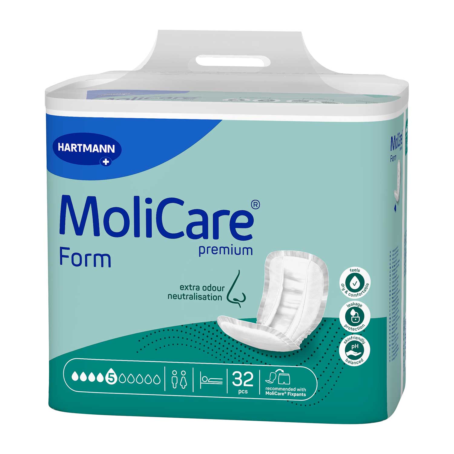 MoliCare Premium Form 5 Tropfen, Vorlage