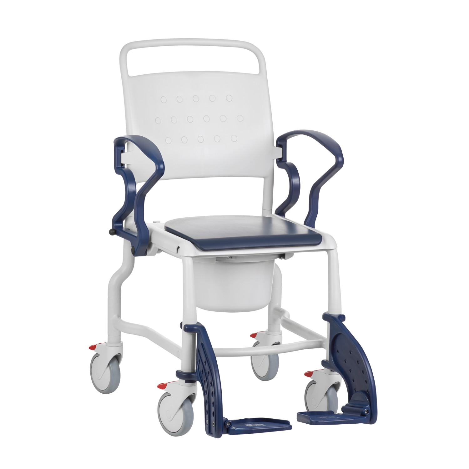 Rebotec Dusch- und Toilettenstuhl Bonn grau/ blau