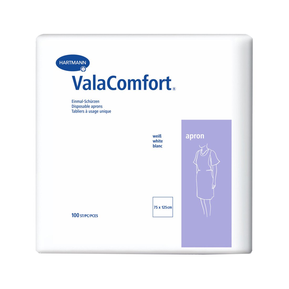Vala®Comfort apron Schutzschürze (Einmalgebrauch), 100 Stk.