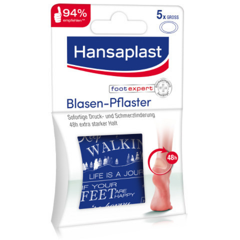 Hansaplast Blasenpflaster 5,8 cm x 3,4 cm