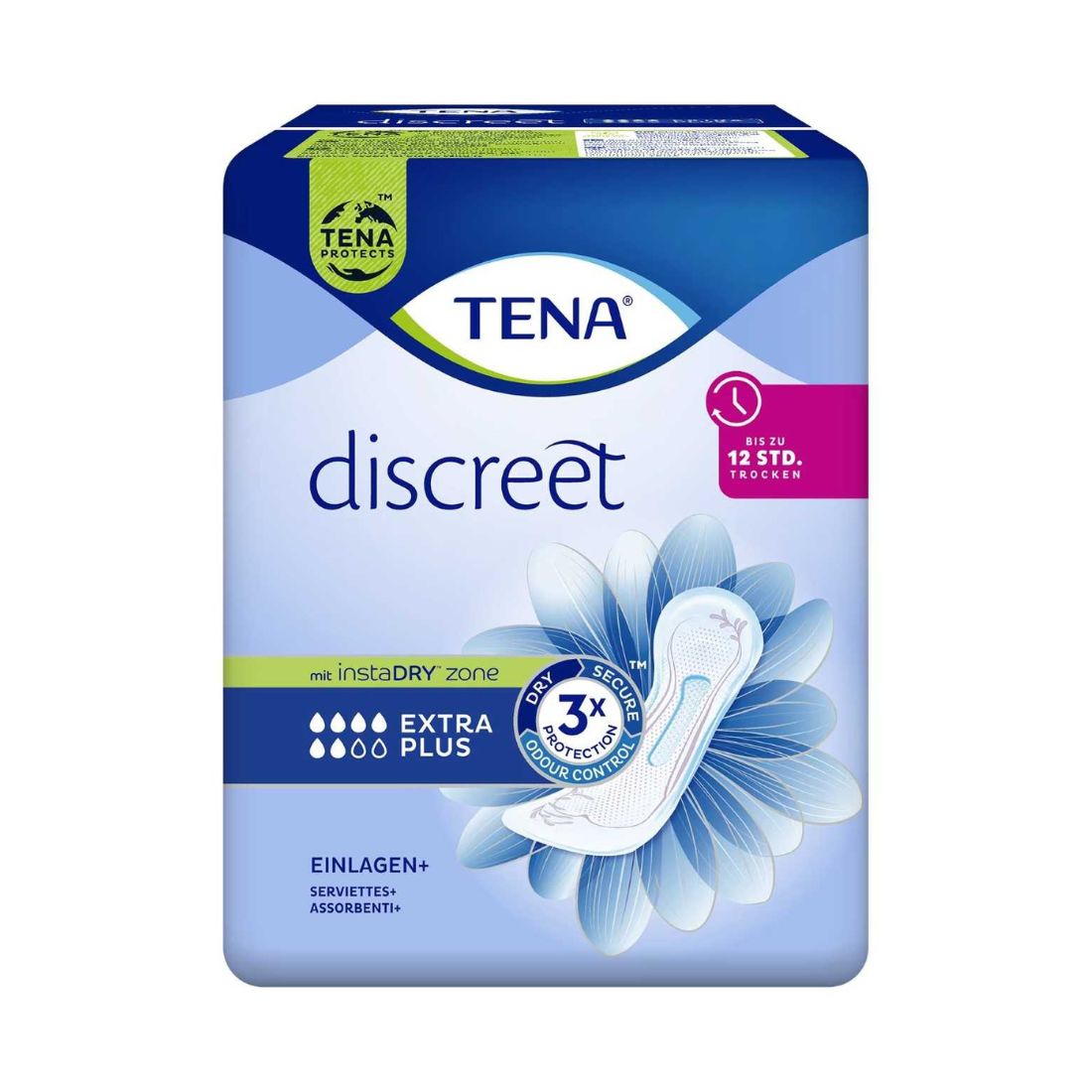 TENA Lady Discreet Extra Plus, Einlage, Beutel (1 x 16 Stück)
