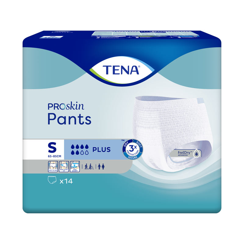 TENA Pants Plus, Windelhose, Medium, Sparpaket (4 x 14 Stk.)