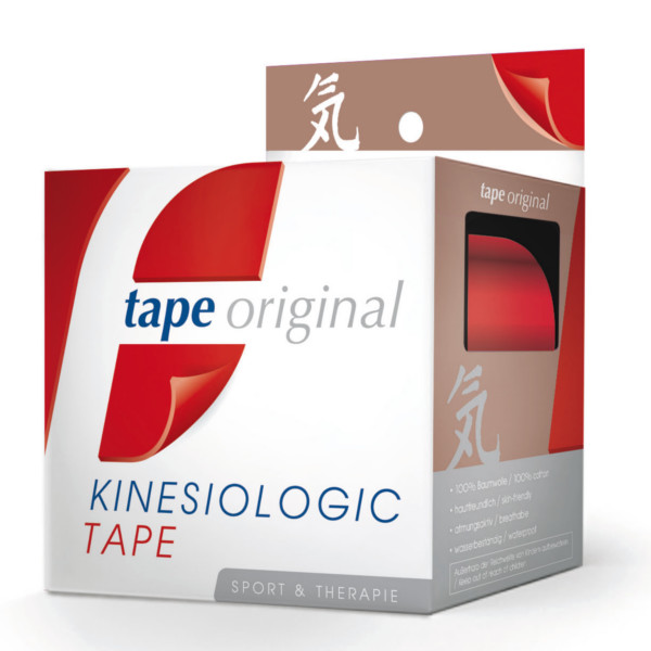 Kinesiologic Tape Rot, Tape Original, 5 cm x 5 m/ Rolle