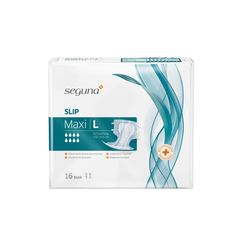 SEGUNA Slip Maxi, Windel, Large, Sparpaket (3 x 16 Stk.)