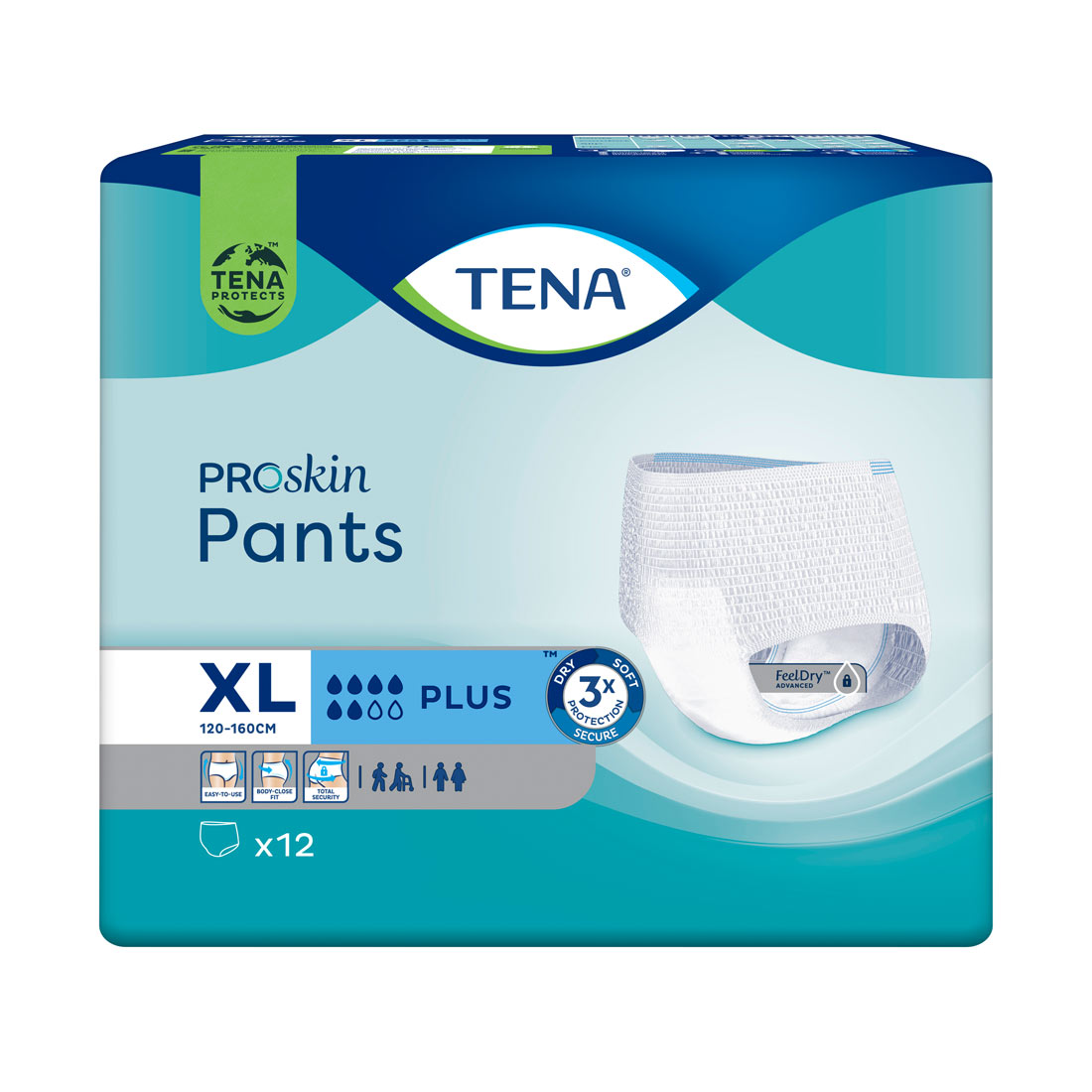 TENA Pants Original Plus, Windelhose, Xtra Large