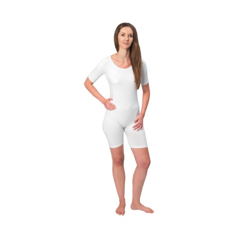 Pflegebody mit Rückenreißverschluss Kurzarm Suprima 4695 Xtra Large