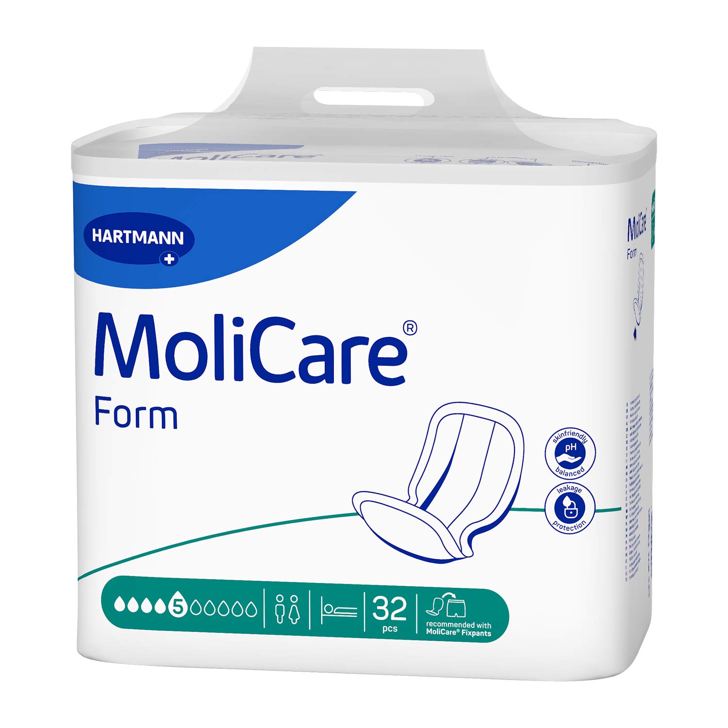 MoliCare Form 5 Tropfen, Vorlage, Sparpaket (4 x 32 Stk.)