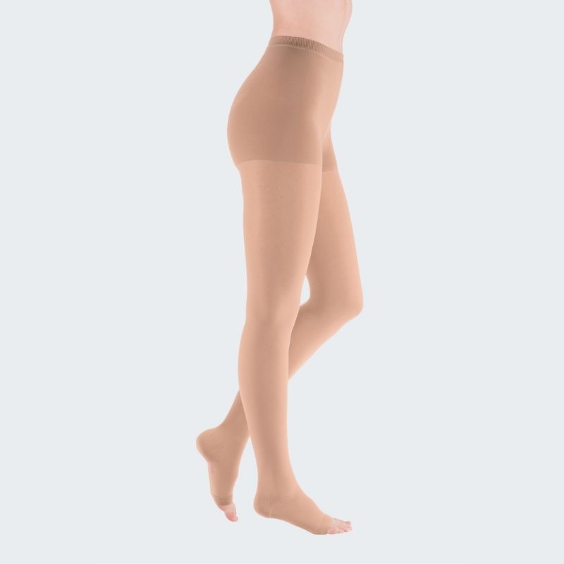 mediven plus® Kompressionsstrumpfhose A-T VI KK 1 Schwarz Normal (72 - 83cm) offen