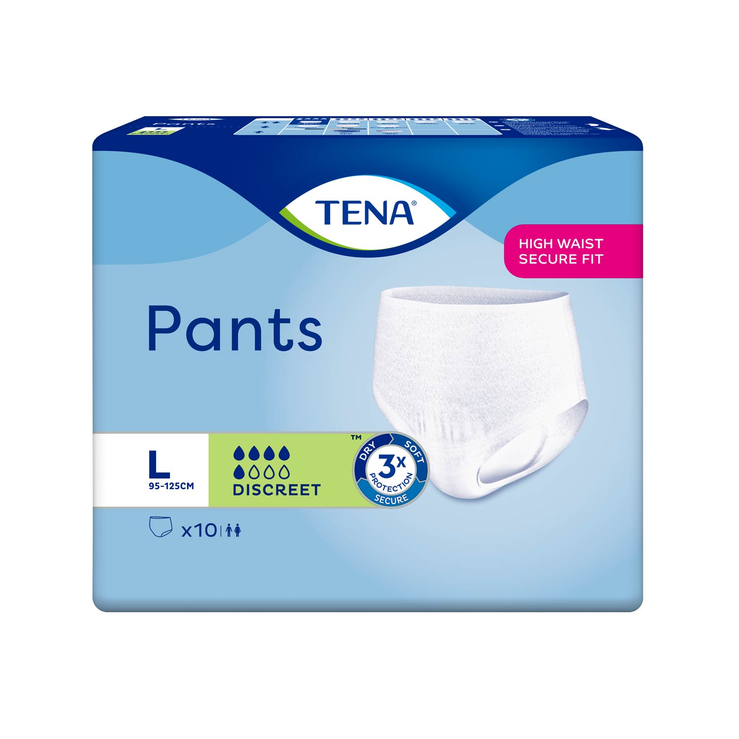 TENA Pants Discreet, Pants, Medium, Beutel (1 x 12 Stk.)