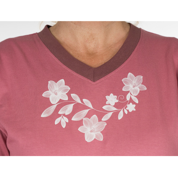 Suprima Pflege-Schlafanzug Blumenranke