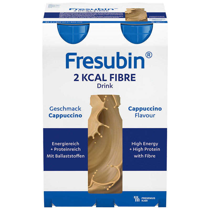 Fresubin 2 KCAL FIBRE Drink 4 x 200ml Cappuccino